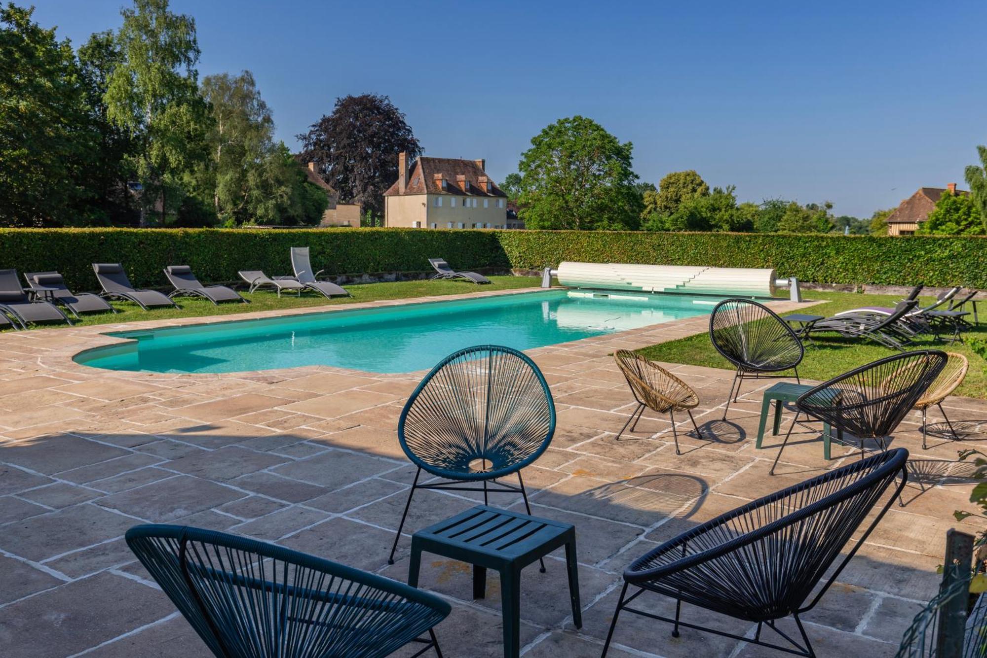 Maison Jardin Gaillard disposant d'une piscine chauffée Bieville-en-Auge Esterno foto
